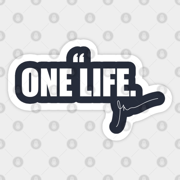 One Life | Garyvee Sticker by GaryVeeApparel